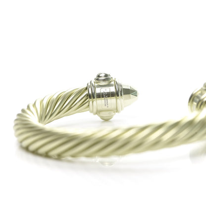 David Yurman Aluminum Renaissance 10mm Cable Bracelet Champagne 4 of 6