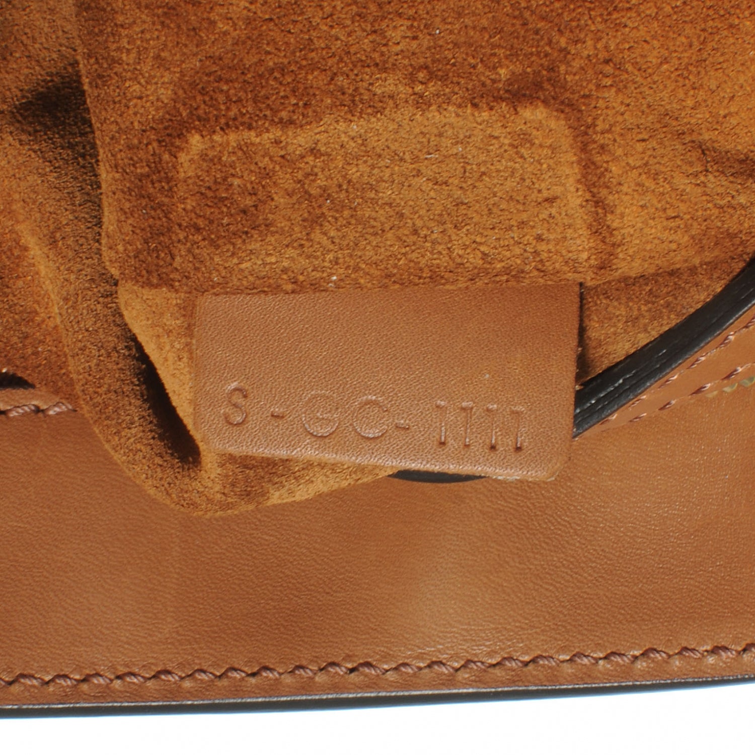 Celine Calfskin and Suede Small Trapeze Tan 7 of 9