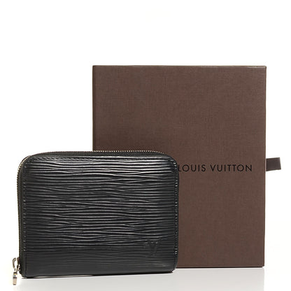 Louis Vuitton Epi Zippy Coin Purse Black 8 of 8