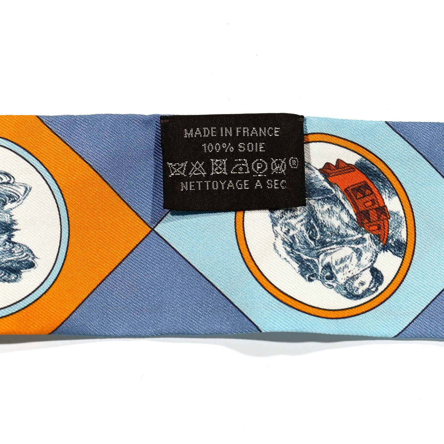 Silk Colliers Et Chiens Twilly Ciel Orange Gris Bleuete