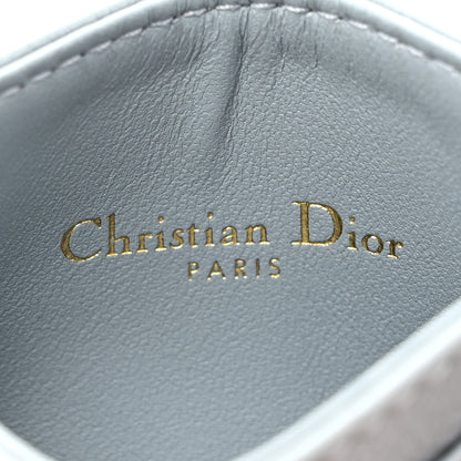 Christian Dior Supple Calfskin Cannage Caro Five-Slot Card Holder Cloud Blue 6 of 10
