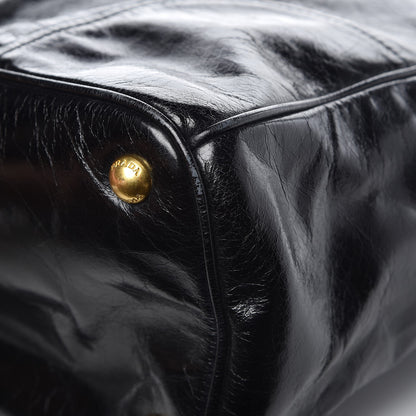 Prada Vitello Shine Tote Black 14 of 14