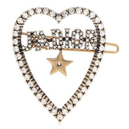 Christian Dior Crystal Heart J'Adior Barrette 1 of 4