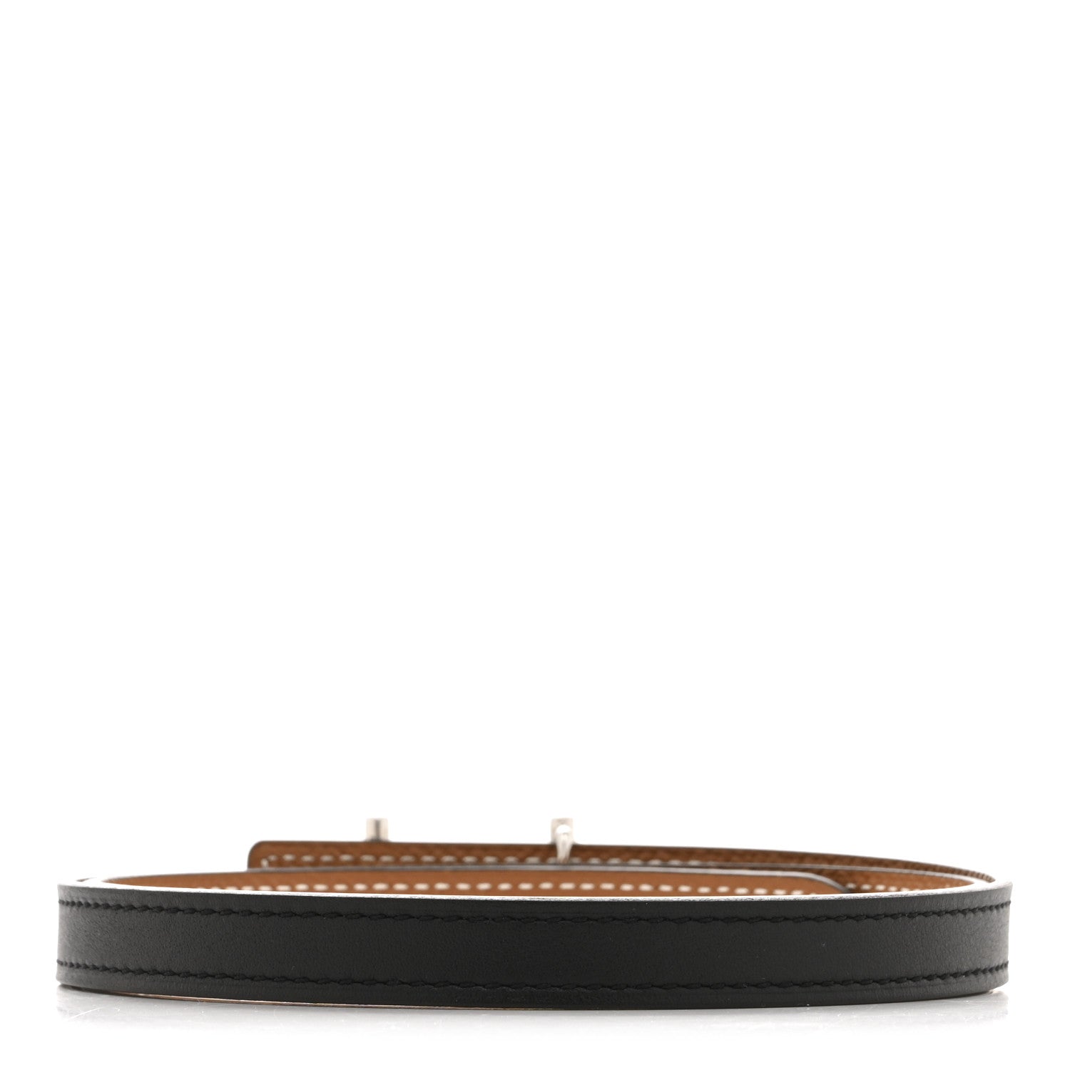 Hermes Swift Epsom 13mm Gamma Belt 70 28 Black Gold 1855341