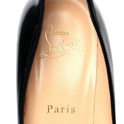 Christian Louboutin Patent Pigalle 85 Pumps 37 Black 7 of 9