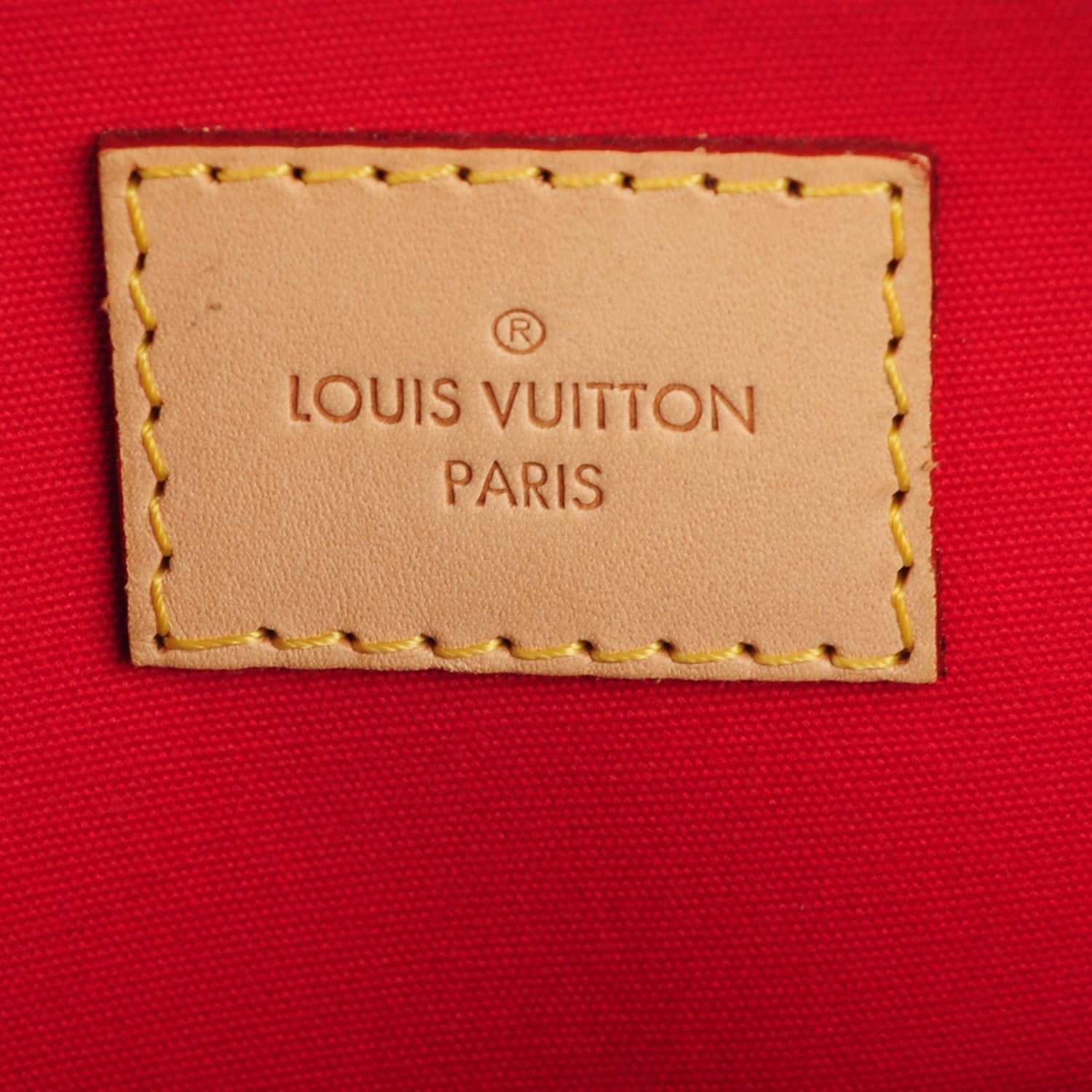 Louis Vuitton Vernis Alma BB Cherry 5 of 8