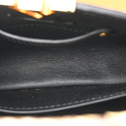 Louis Vuitton Taurillon Snakeskin Mini Capucines Black 5 of 13