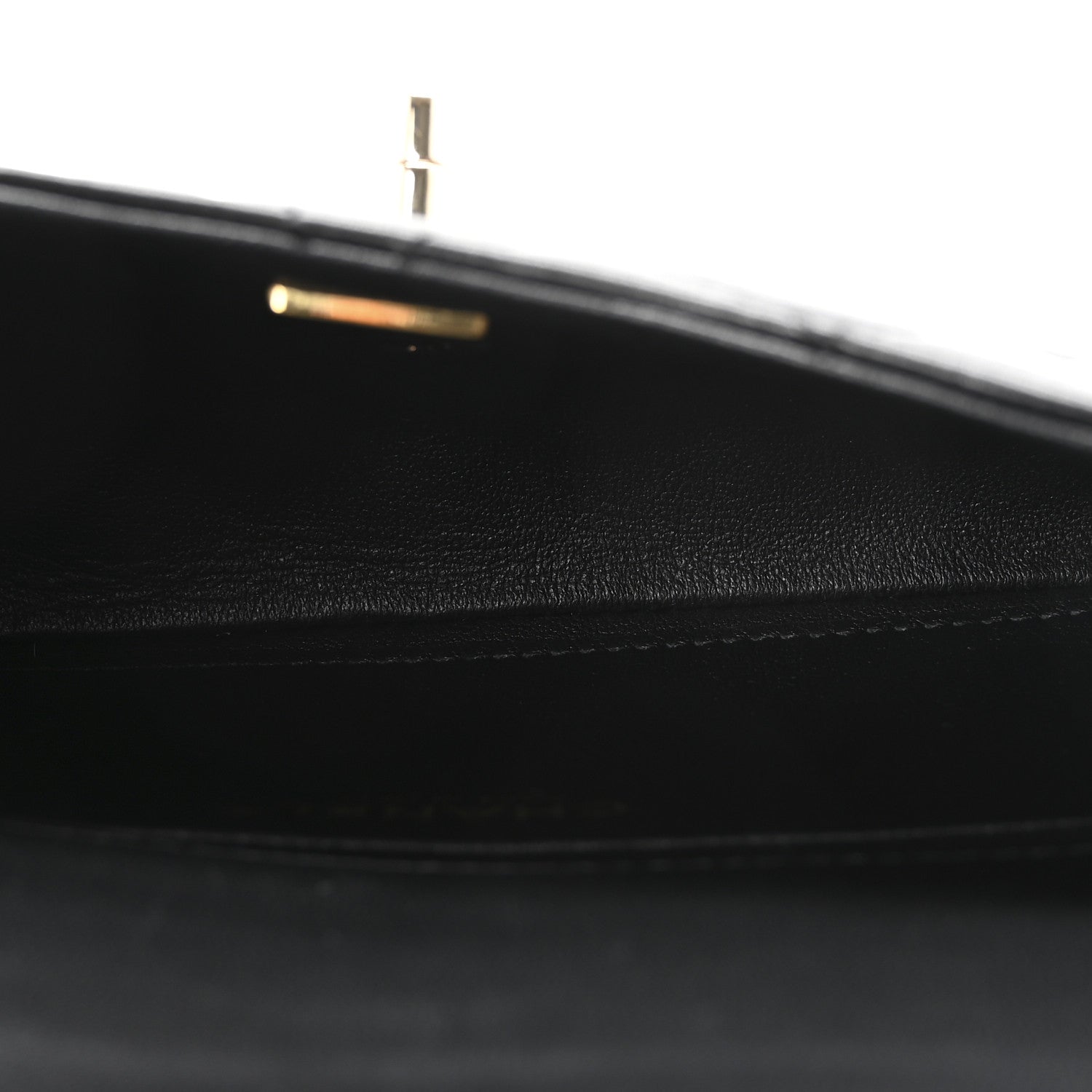 Chanel Lambskin Quilted CC Pocket Clutch With Chain Black 5 of 10