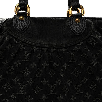 Louis Vuitton Denim Neo Cabby MM Black 7 of 11