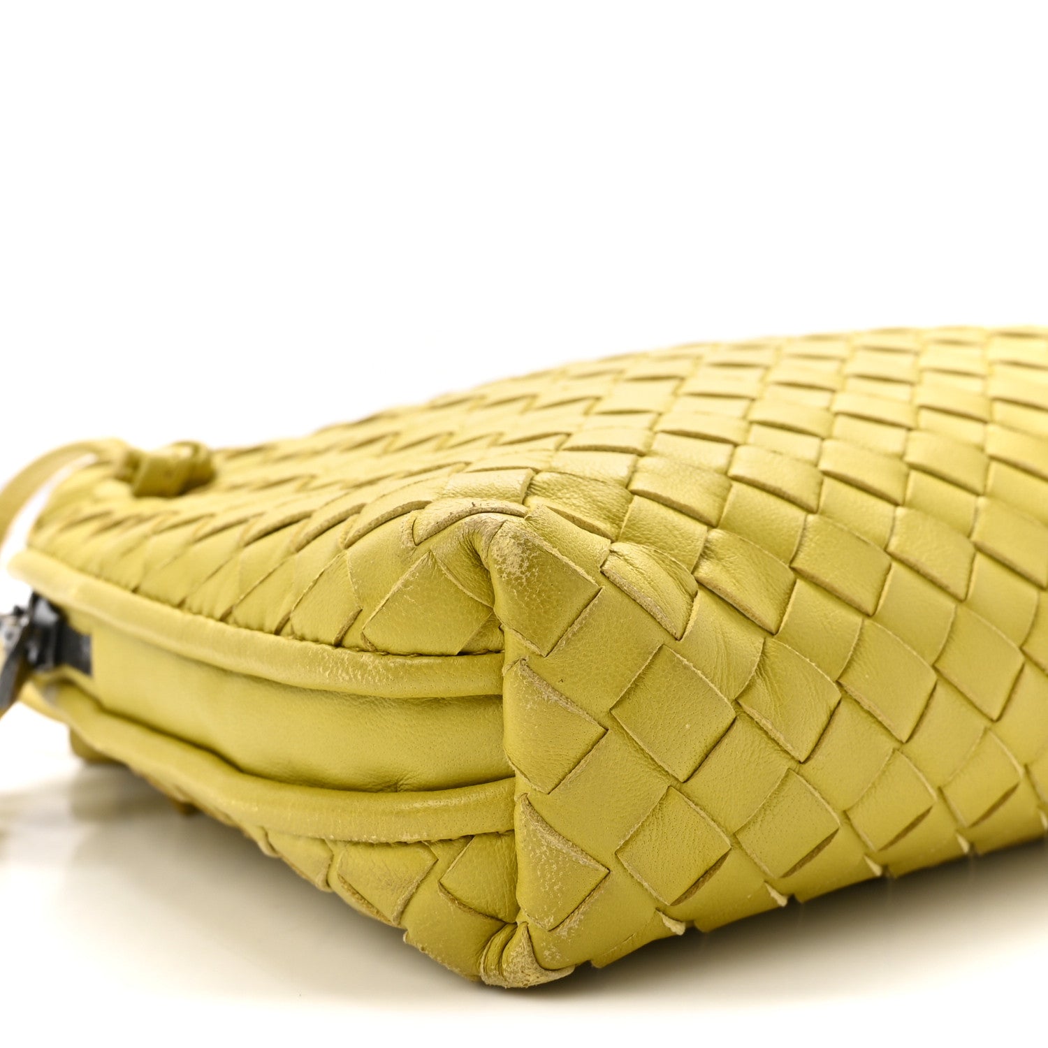 Bottega Veneta Nappa Intrecciato Nodini Crossbody Messenger Green 8 of 9