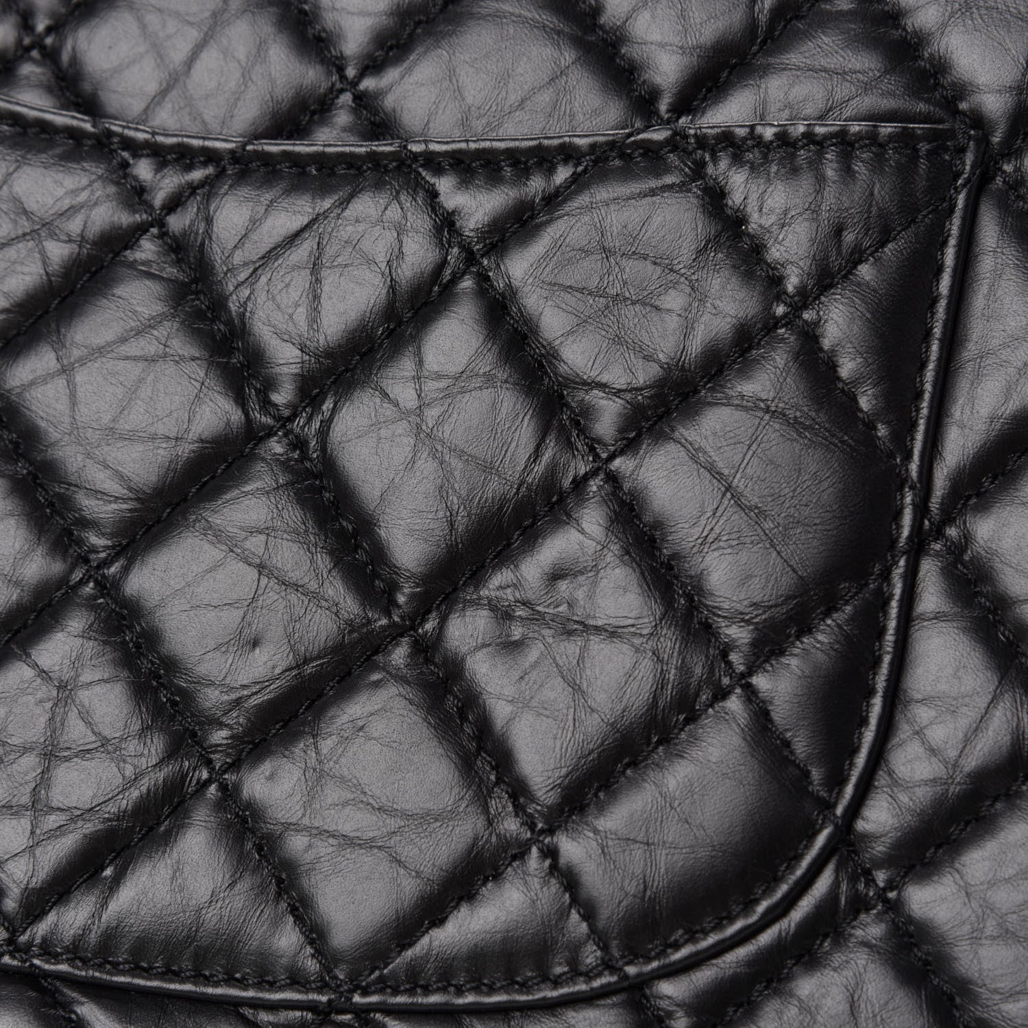 Chanel Aged Calfskin Quilted 2.55 Reissue 226 Flap Black 10 of 14