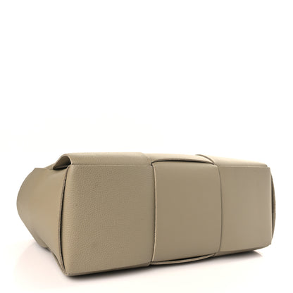 Bottega Veneta Grained Calfskin Maxi Intrecciato Small Arco Tote Taupe 5 of 9