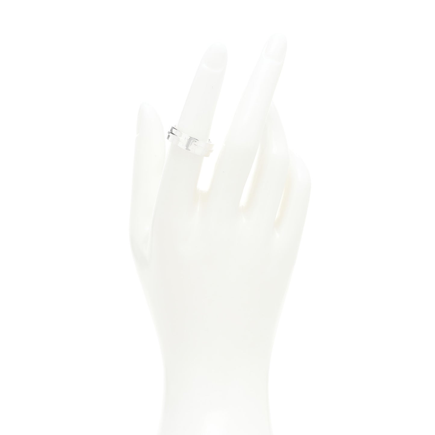 Sterling Silver T Wide Ring 52 6