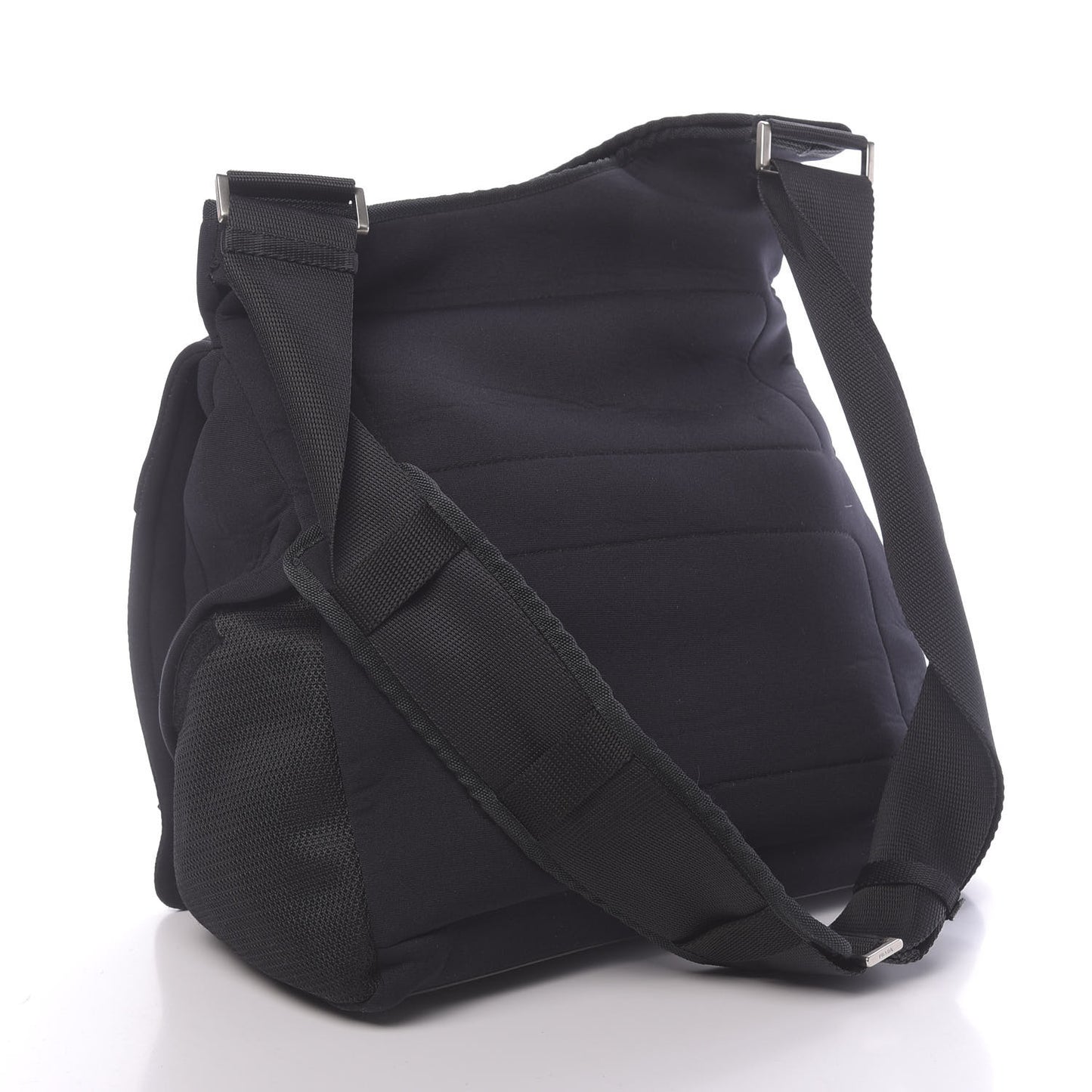 Neoprene Sling Messenger Bag Black