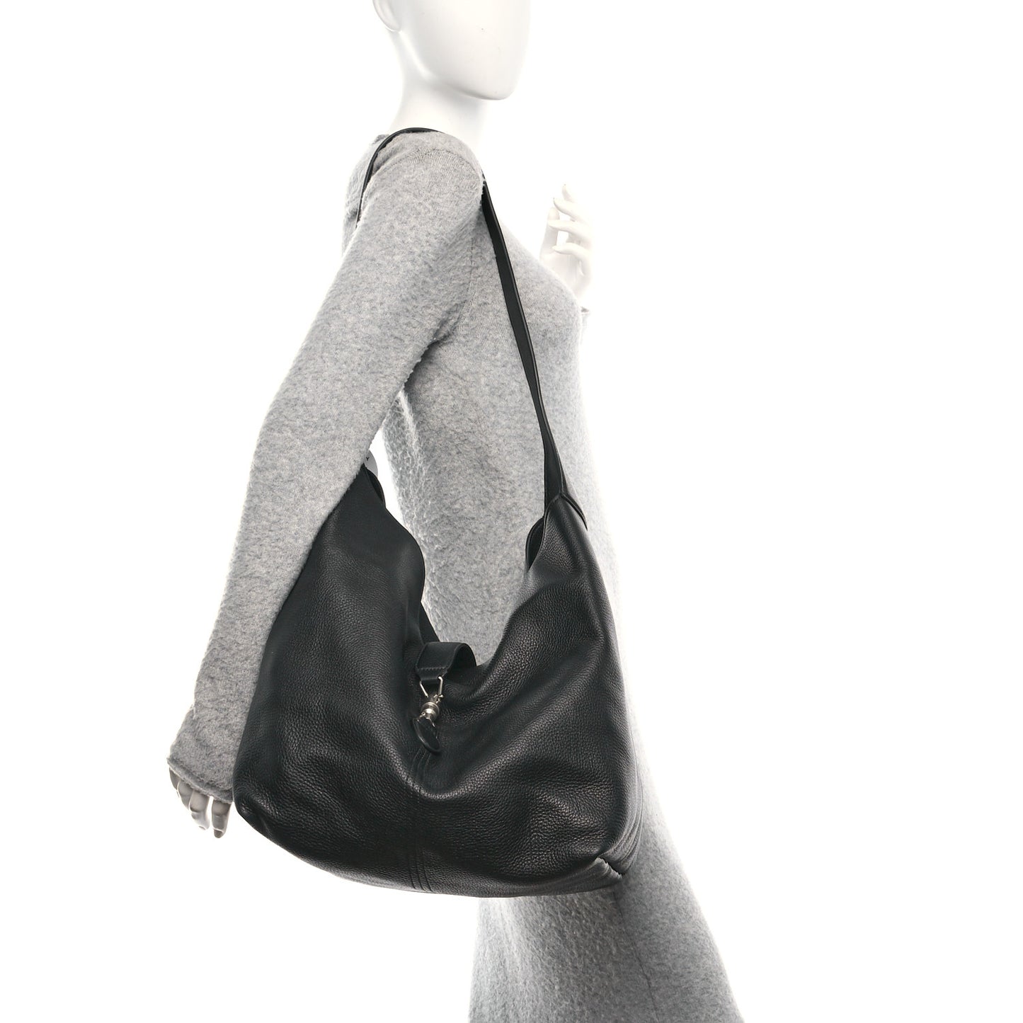 Amour Grane Calfskin Medium Jackie 1961 Crossbody Bag Black