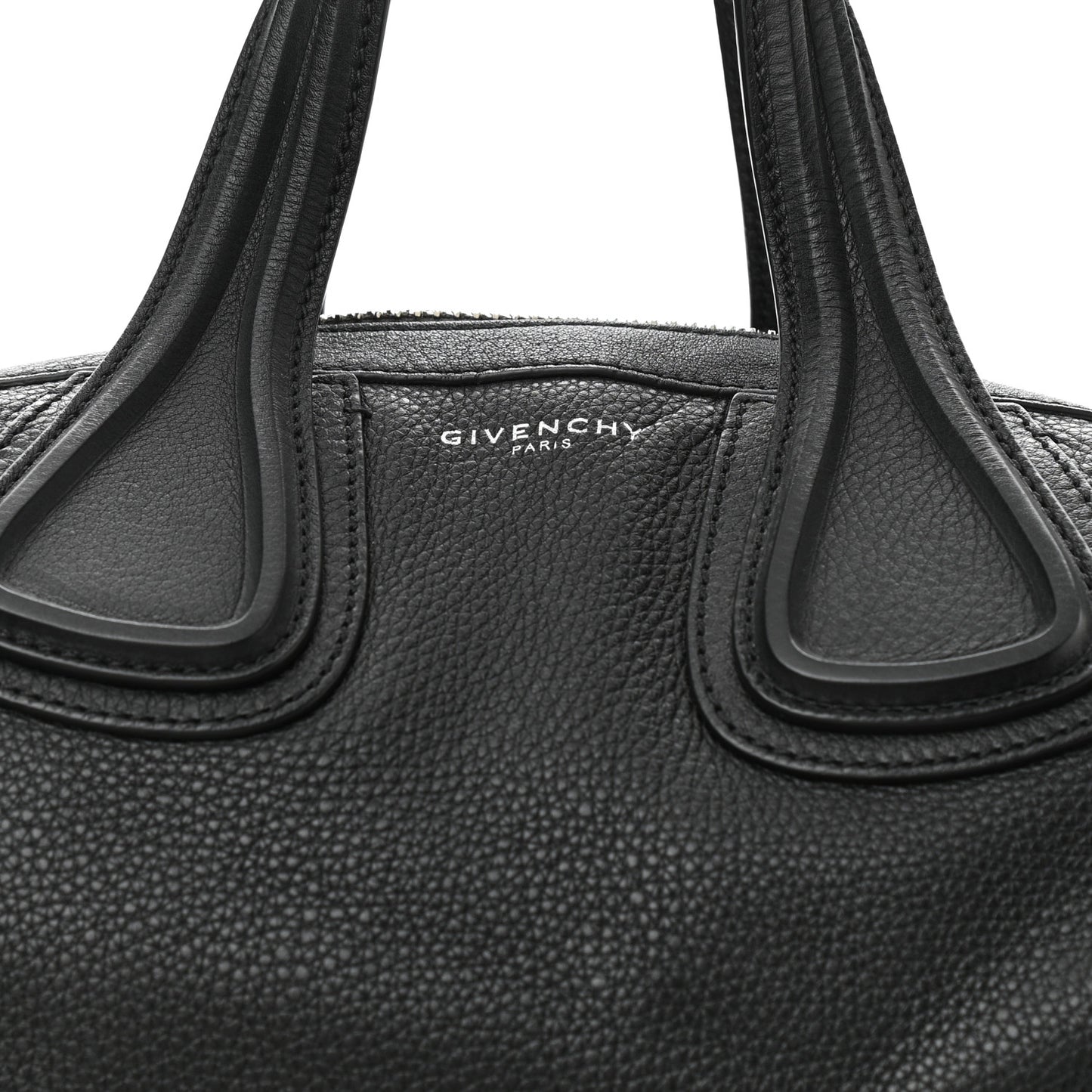 Waxy Grained Calfskin Medium Nightingale Black