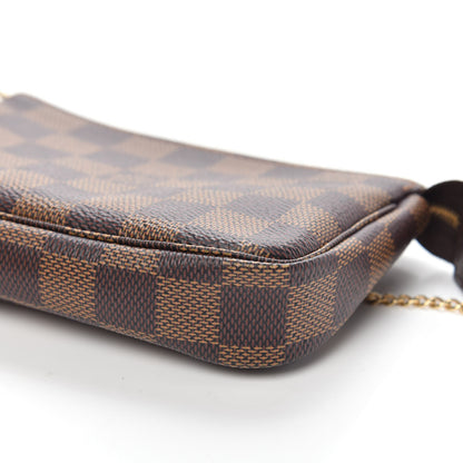 Louis Vuitton Damier Ebene Mini Pochette Accessories 9 of 10