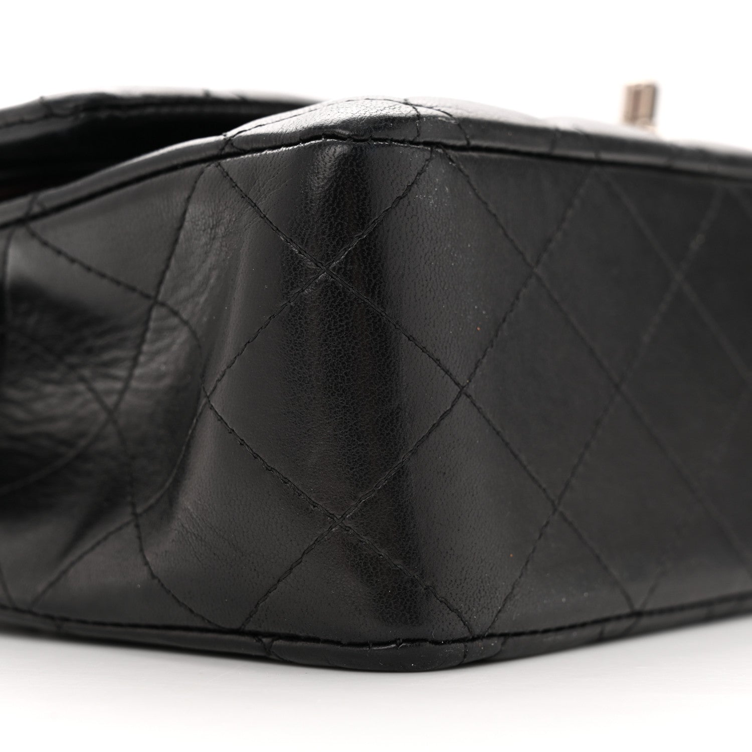 Chanel Lambskin Quilted Medium Double Flap Black 9 of 15