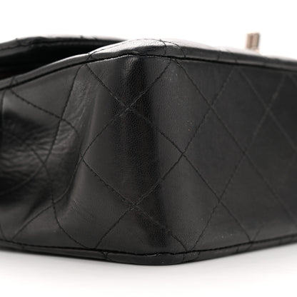 Chanel Lambskin Quilted Medium Double Flap Black 9 of 15