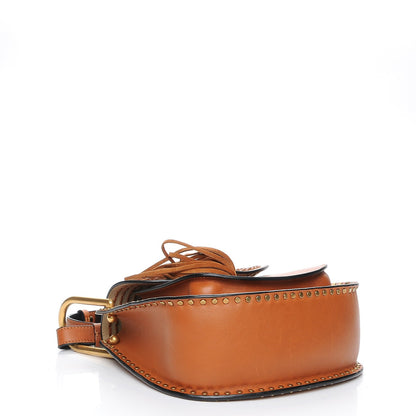 Chloe Calfskin Braided Small Hudson Shoulder Bag Caramel 4 of 7