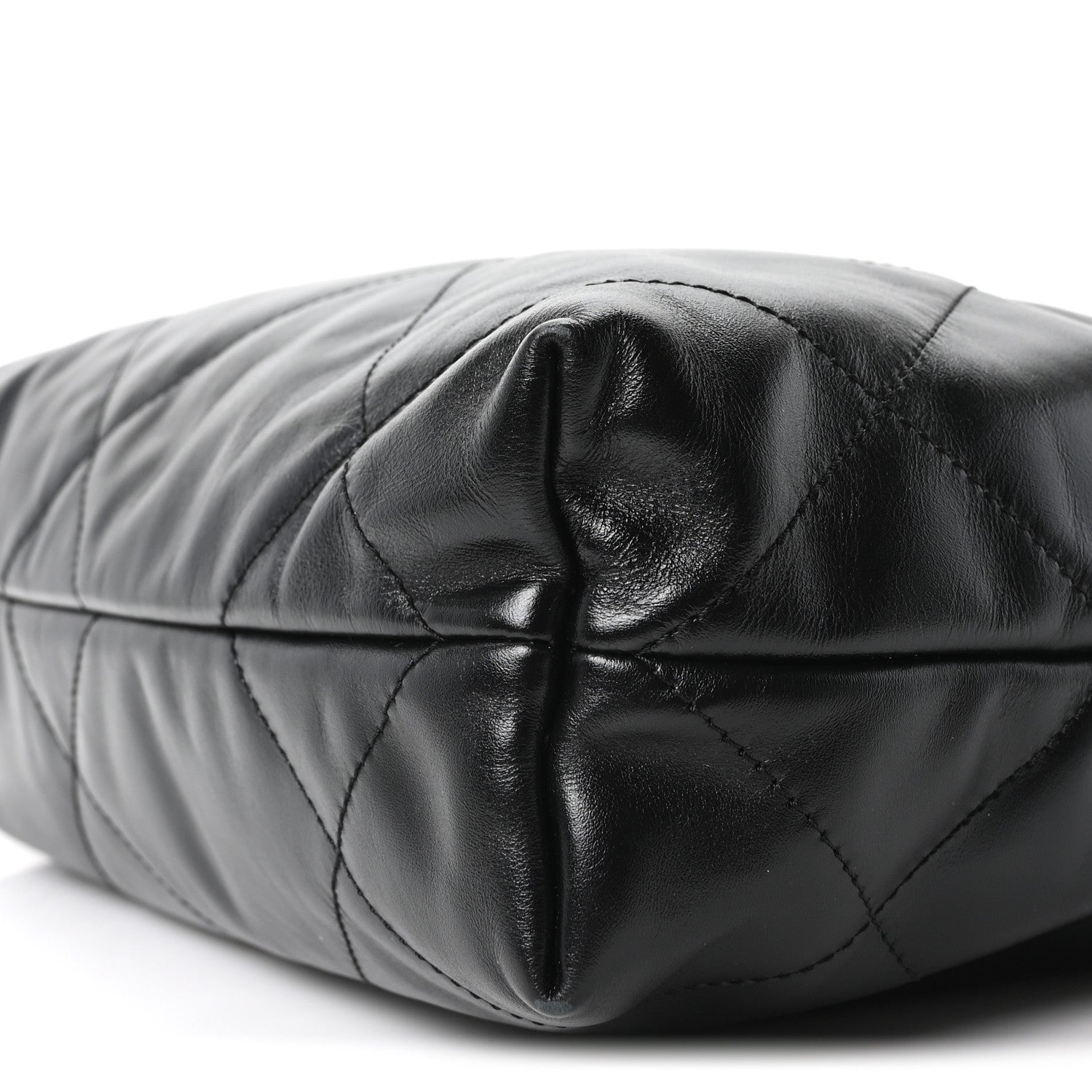 Chanel Shiny Calfskin Quilted Small Chanel 22 Black 11 of 11