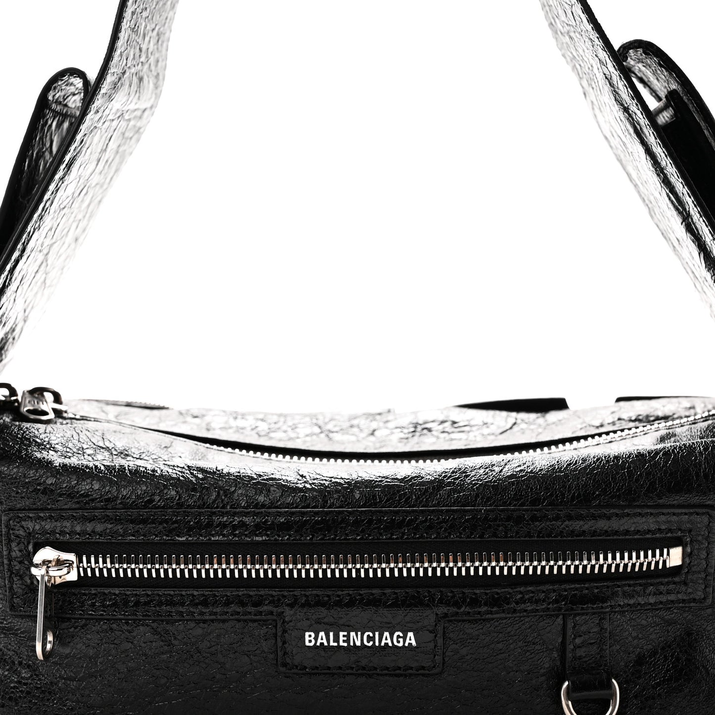 Agneau Arena Superbusy XS Sling Zip Shoulder Bag Black Black
