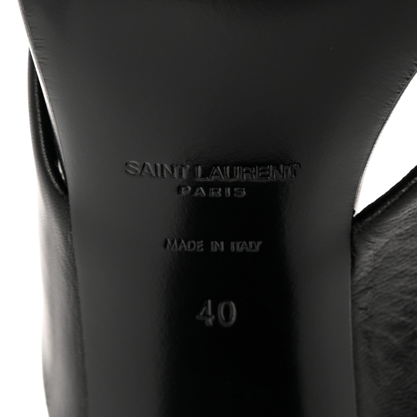 Calfskin LouLou 70 Mules 40 Black