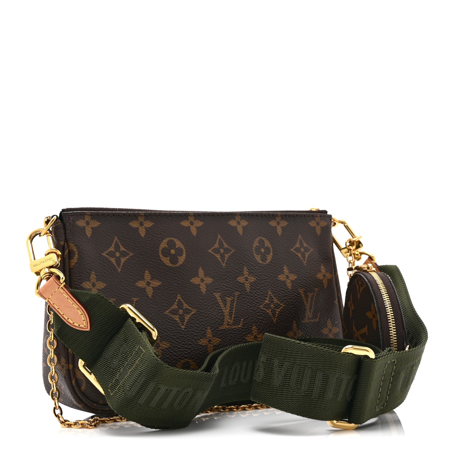 Louis Vuitton Monogram Multi Pochette Accessories Kaki 1834198
