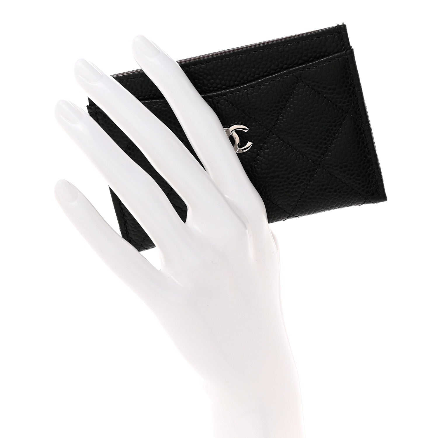 Chanel Caviar Quilted Card Holder Black 2 of 7