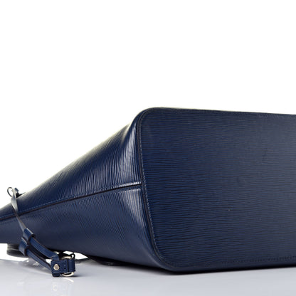 Louis Vuitton Epi Neverfull MM Indigo 7 of 8
