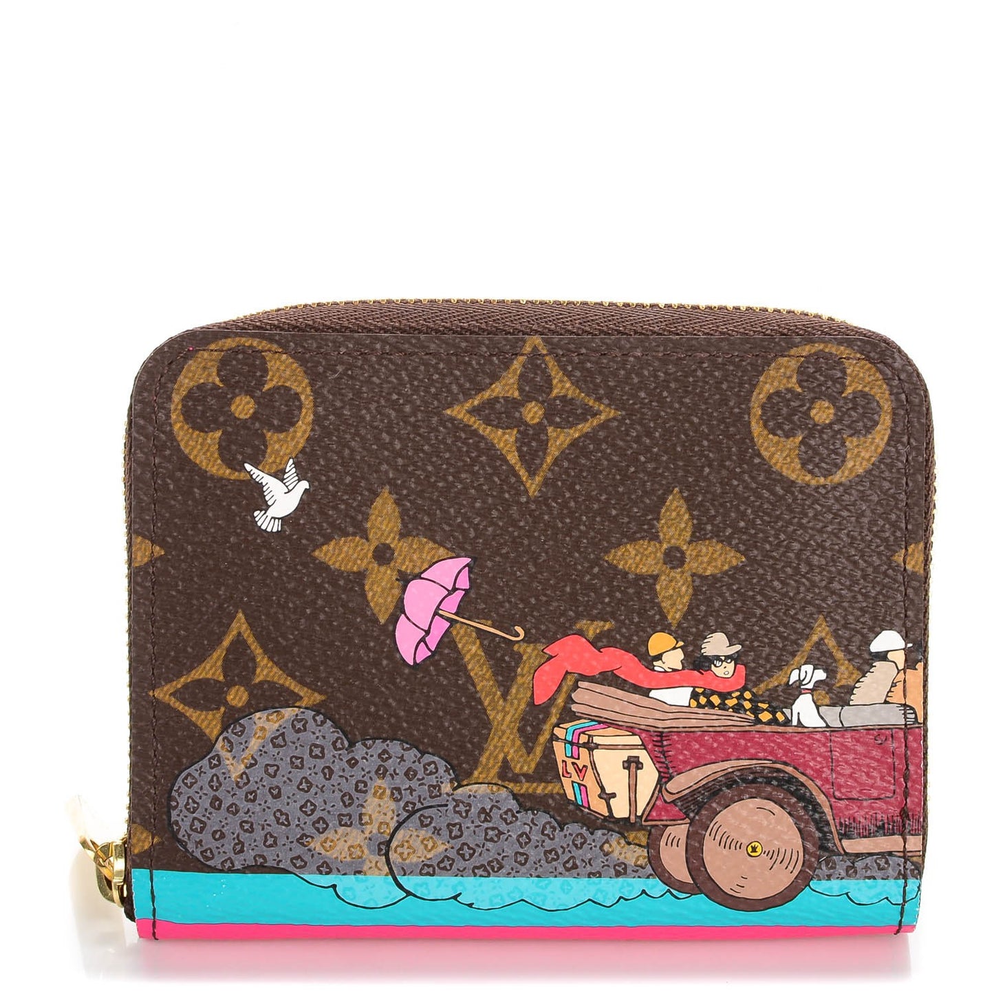 Monogram 2015 Christmas Animation Zippy Coin Purse