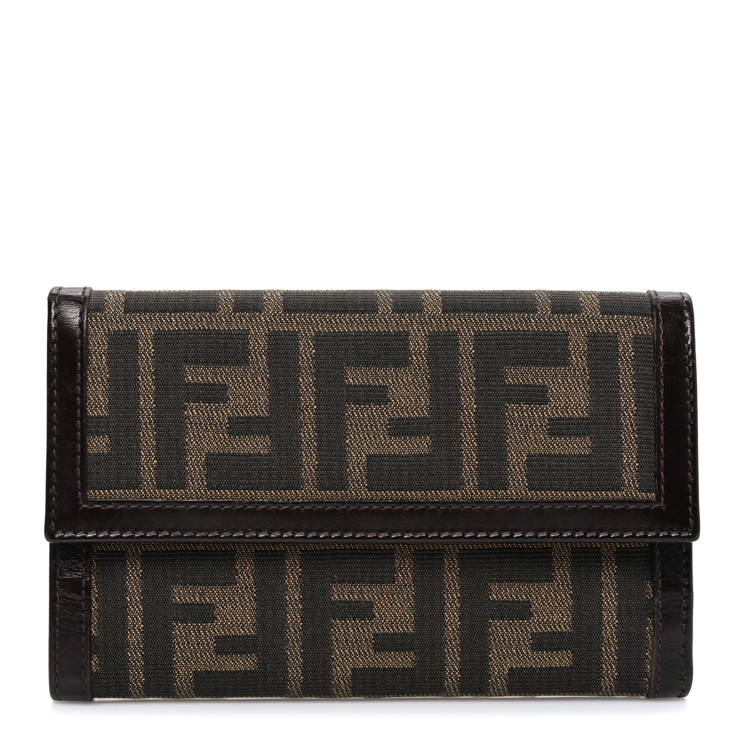 Zucca Compact Long Wallet Tobacco