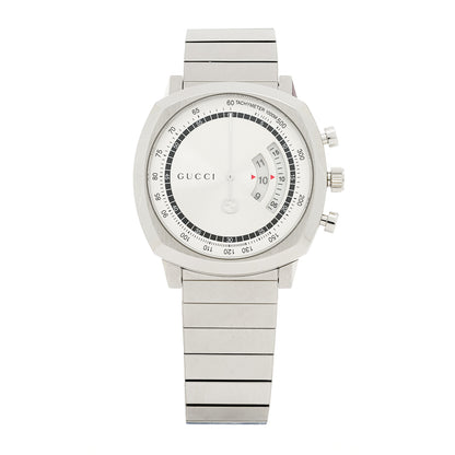 Gucci Stainless Steel 40mm Grip Quartz Watch 1 of 4