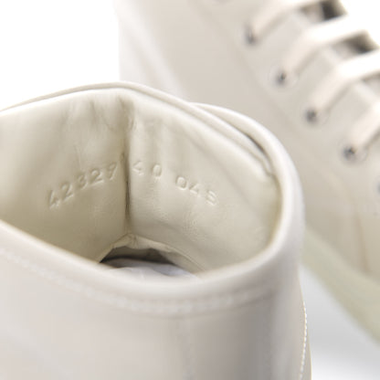 Gucci Calfskin Womens High Top Sneakers 40 Mystic White 8 of 9
