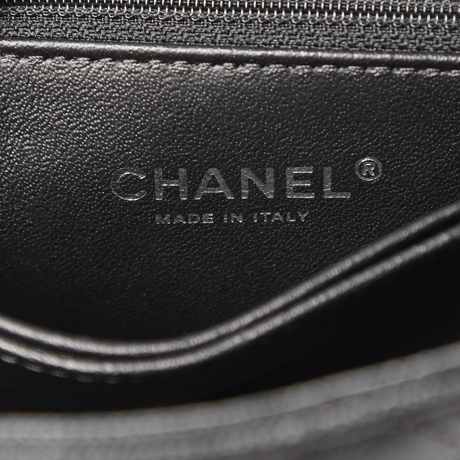 Chanel Caviar Lizard Quilted Mini Coco Handle Flap Black 6 of 8