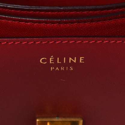 Celine Box Calfskin Small Classic Box Flap Bag Red 6 of 8