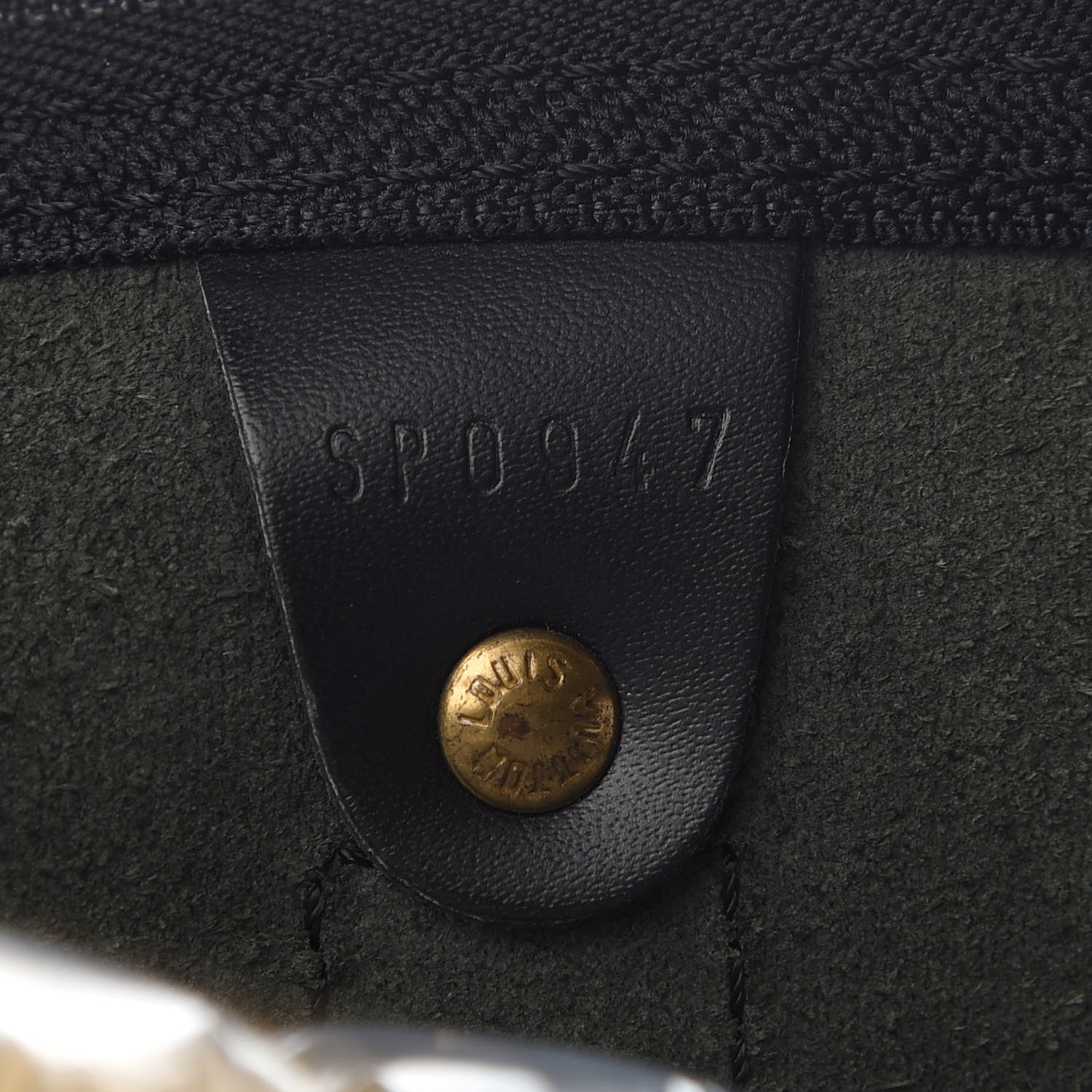 Louis Vuitton Epi Keepall 50 Black 9 of 12