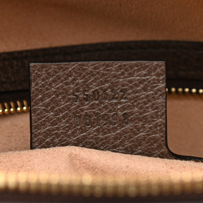 Gucci GG Supreme Monogram Web Small Ophidia Top Handle Shoulder Bag Brown 7 of 11