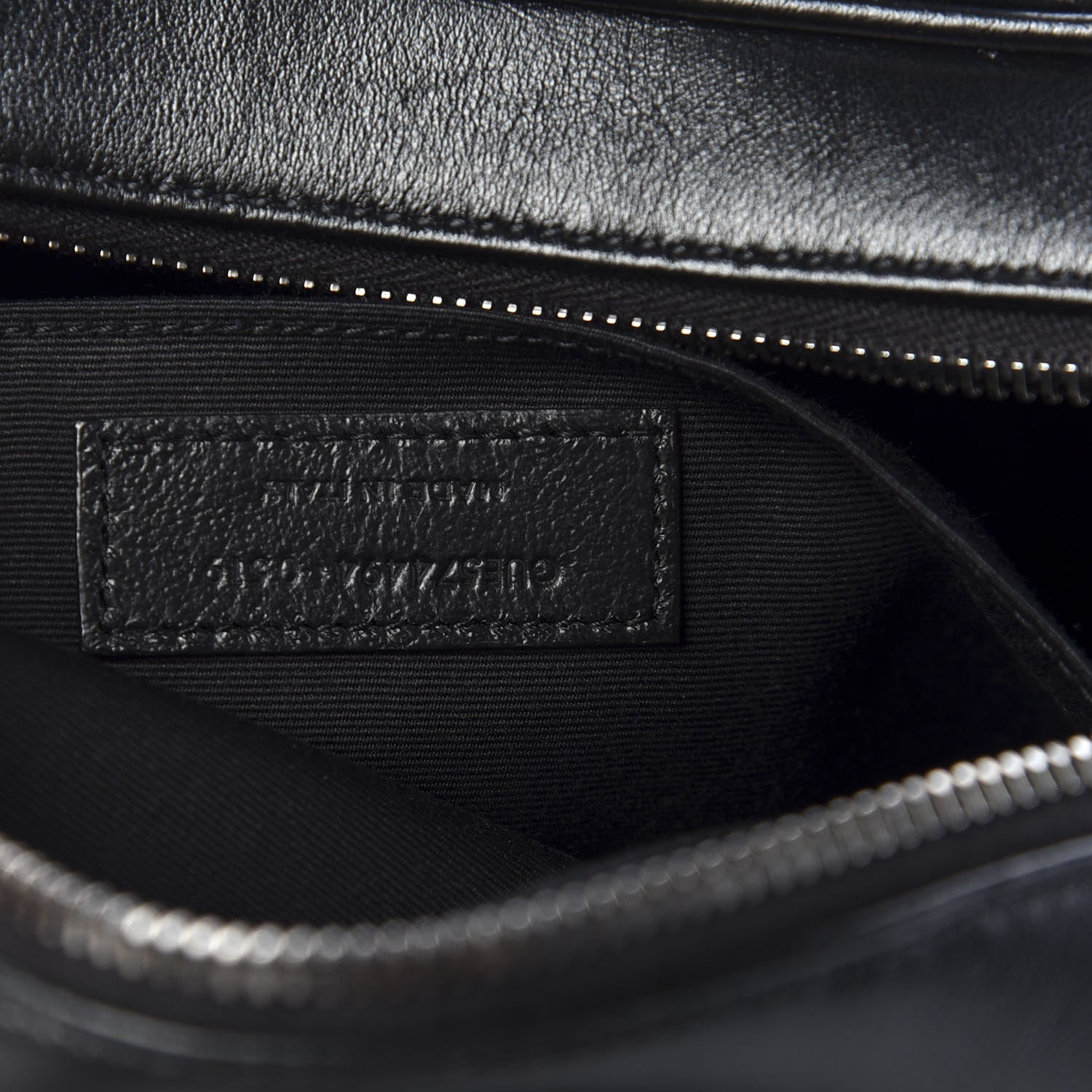 Saint Laurent Calfskin Matelasse Monogram Lou Camera Bag Black 8 of 9
