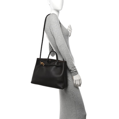 Bottega Veneta Silky Calfskin Medium Andiamo Shoulder Bag Fondant 2 of 12