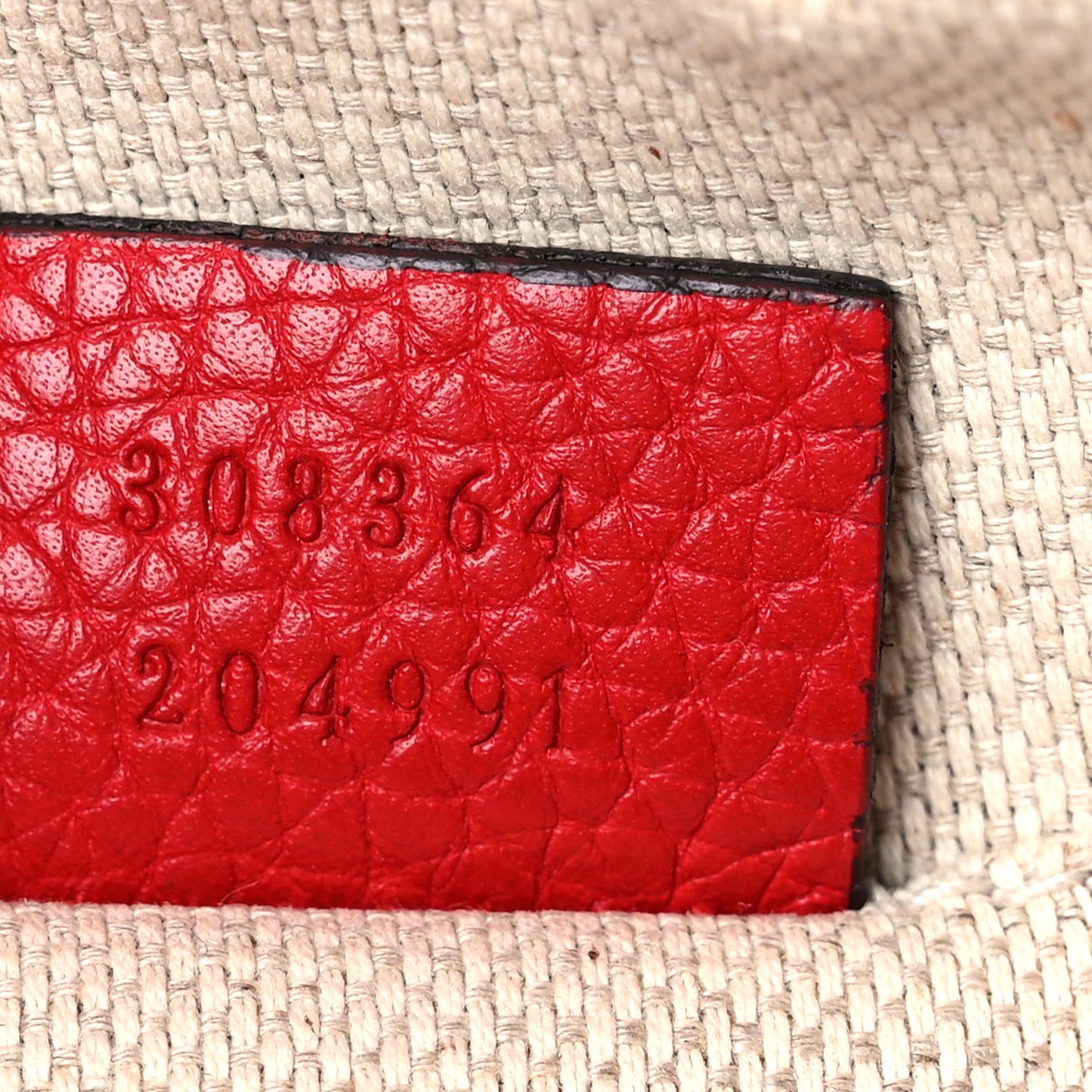 Pebbled Calfskin Small Soho Disco Bag Tabasco Red