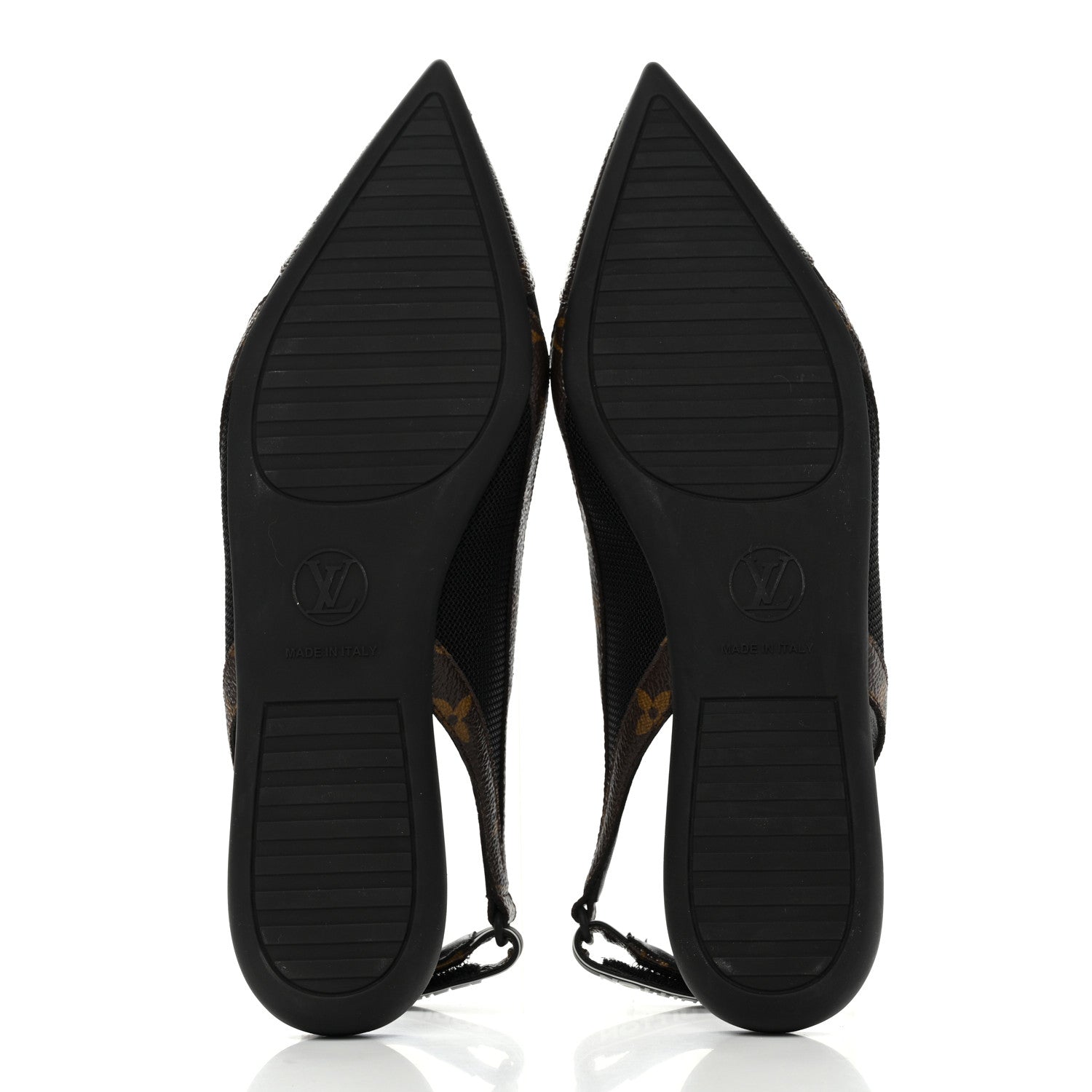 Louis Vuitton Patent Monogram Lambskin Archlight Flat Slingback Ballerina Flats 38.5 Black 5 of 9