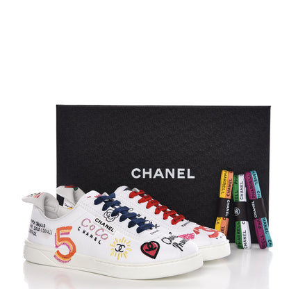 Chanel x Pharrell Williams Canvas Womens Sneakers 38 White 30 of 31