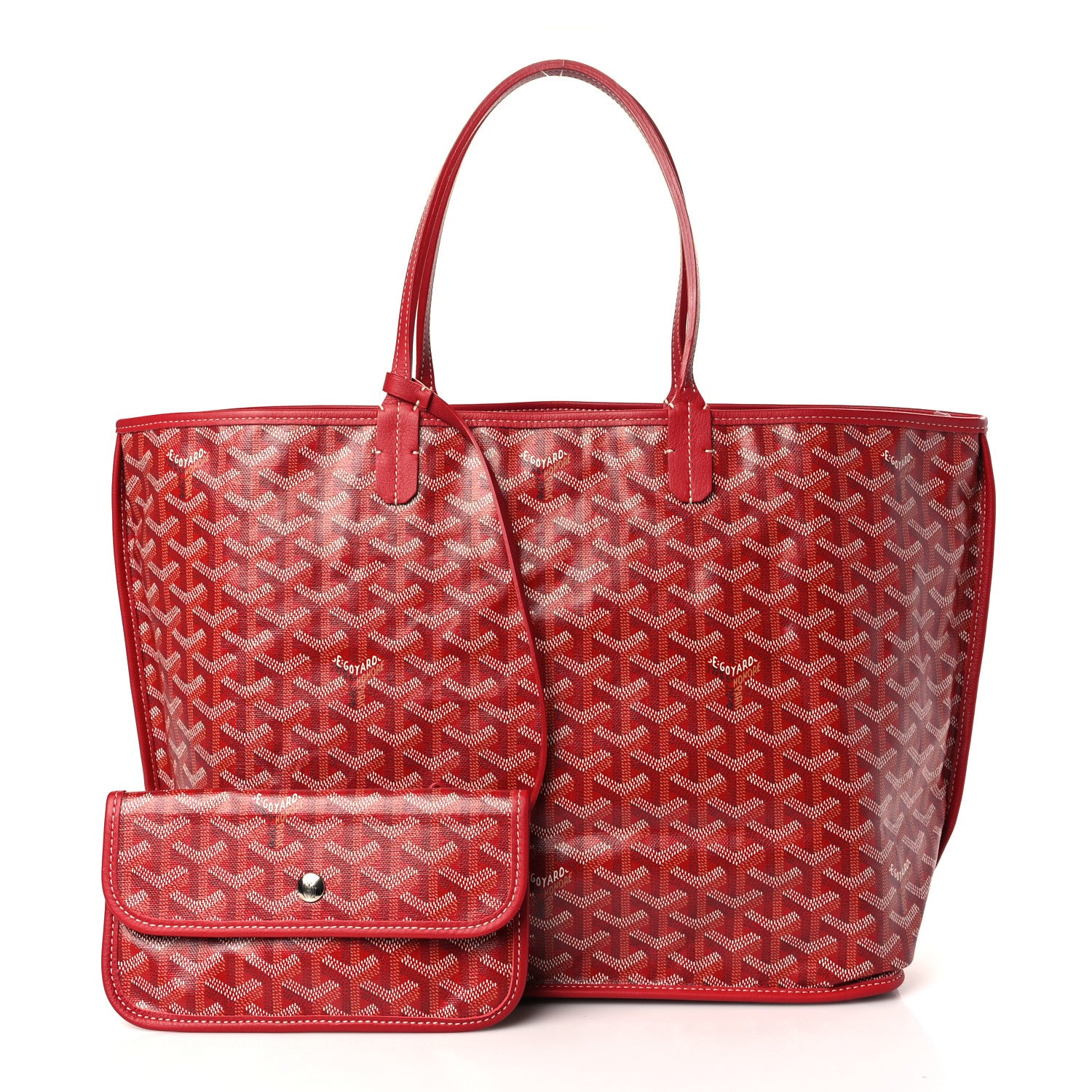 Goyard Goyardine Reversible Anjou PM Red 1 of 14