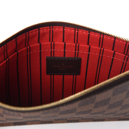 Louis Vuitton Damier Ebene Neverfull MM GM Pochette 8 of 10