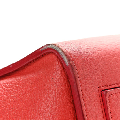 Celine Crisped Calfskin Medium Tie Knot Tote Vermillion 11 of 17