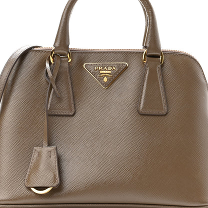 Prada Saffiano Vernice Small Promenade Tote Argilla 7 of 13
