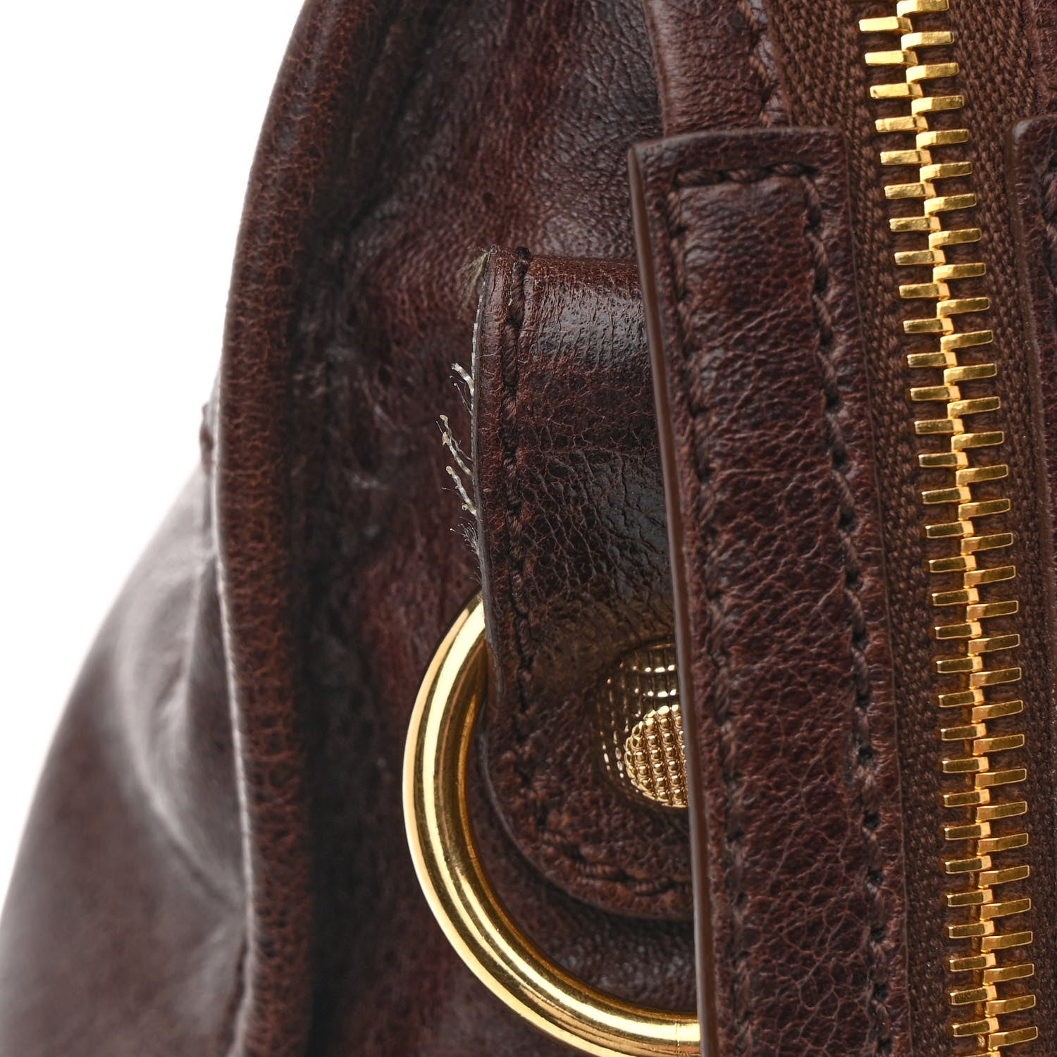 Balenciaga Agneau Giant 12 Gold Hardware City Cigare Fonce 12 of 12
