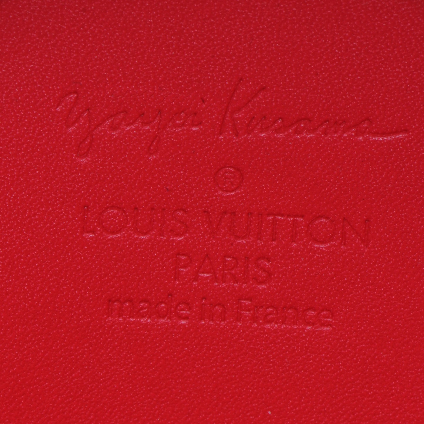 Vernis Kusama Infinity Dots Chapeau Coin Purse Red