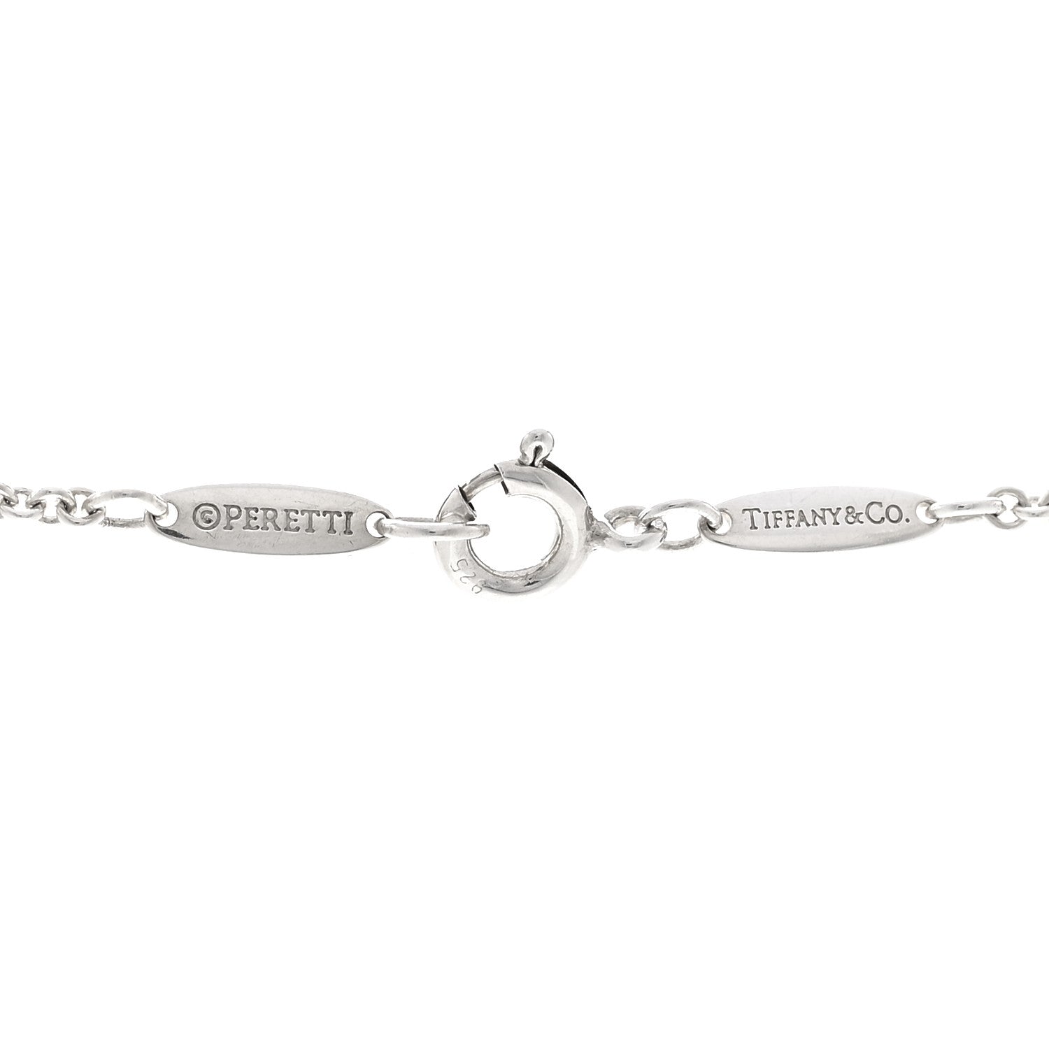 Tiffany Sterling Silver Elsa Peretti Teardrops Necklace 4 of 4